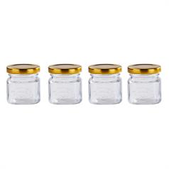 Kilner Set Of 4 Shot Jars With Lids