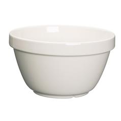 White Stoneware Pudding Basin 17cm/1 Ltr