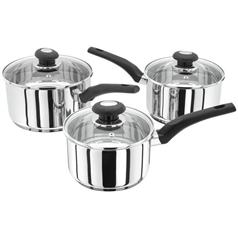 Judge 3 Pc Saucepan Set 16/18/20cm