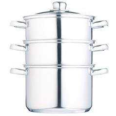 Stainless Steel Three Tier 20cm Steamer