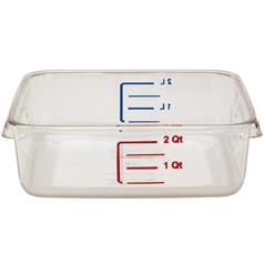 rubbermaid space saving square storage container, 1.9 litre