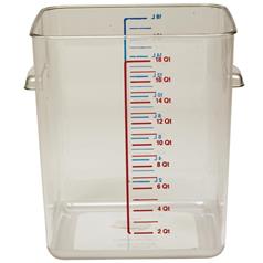 rubbermaid space saving square storage container, 20.8 litre