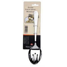 serving spoon & fork set