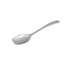 melamine spoon, 18cm, white, l292