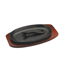 Small Oval Shaped Sizzle Platter