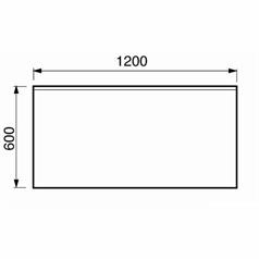 FRANKE S/S Preparation Wall Tables  600mm 600 x 1200mm