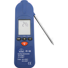 2 in 1 Infrared Thermometer with Penetration Probe