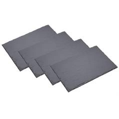 Slate Placemats Pack Of 4     30x20x0.5cm