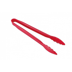 Polycarbonate Tongs Red 9"