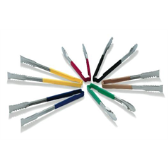 Colour Coded Scallop Tongs Tan 9.5"