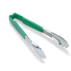 Vollrath Colour Coded Scallop Tongs 16" Green