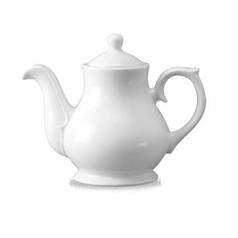 churchill white holloware sandringham tea / coffee pot, 85.2cl / 30oz