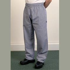 Traditional Blue Check Trousers