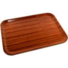 Rectangular Mahogany Trays