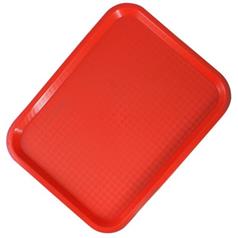 Fast Food Tray, Red