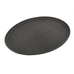 Non-slip Black Tray Oval 27