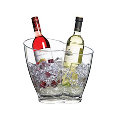 Clear Acrylic Double Sided Drinks Cooler