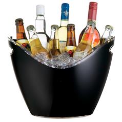 Black Acrylic Drinks Pail / Cooler