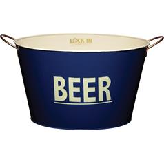 Large Tin Beer Pail / Cooler