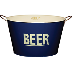 Large Tin Beer Pail / Cooler