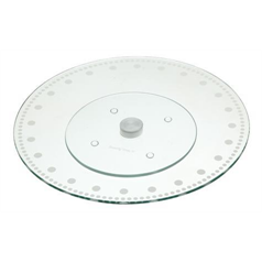 Revolving Glass Cake Stand