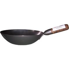 Flat Bottom Mild Steel Wok 14