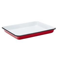 Eagle Enamel Red Baking Tray 11