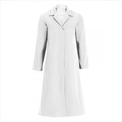 White Womens Hygiene Coat - 136cm