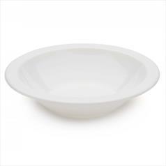 17.3 cm White Narrow Rimmed Bowl