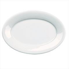 Churchill Menu Porcelain Oval Plate, 30.5cm/12