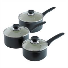 Easy Ceramic Induction 3pc Saucepan Set