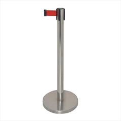 Bolero Polished Red Strap Barrier