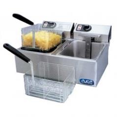 Chefquip Double Pan, Double Basket Fryer