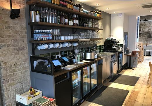 Ground floor serving area