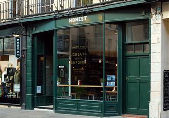 Honest Burger Greenwich entrance