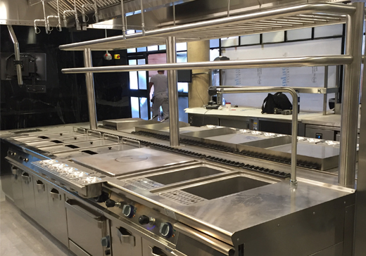 Coppa Club three Quays commercial kitchen