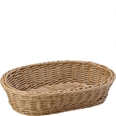 caramel oval basket 29cm/11.5 inches