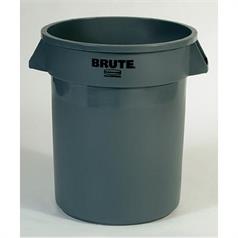 round brute grey container 75.7Ltr