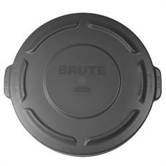 round brute grey container 75.7Ltr Lid