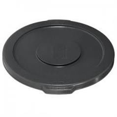 round brute grey container 121.1Ltr Lid