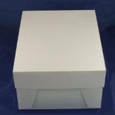 Flat Packed Cake Box & Lid, 18x14x6