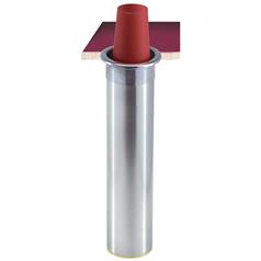 counter mount adjustable cup dispenser, horizontal, cups: 32-46oz