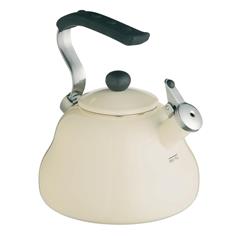 le'express 3.5pt whistling kettle, cream