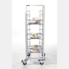 Tray Clearing Trolley  (12 level) - With panels, Epoxy