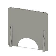 CURRENTLY NOT AVAILABLE CASHIER PERSPEX SCREEN