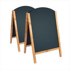 Curved Top A Boards 1100 x 665mm - Oak