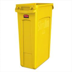 Rubbermaid slim jim bin yellow 87 litre