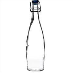 Indro Water Bottle, Red Cap, 1 litre