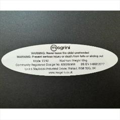 Sticker for new style high chair