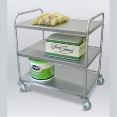 General Purpose S/S Trolley Three Tier 70x45x98cm